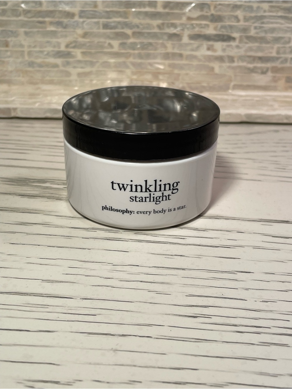 Philosophy Twinkling Starlight Body Cream - White Jar with Black Lid